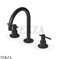 Zucchetti Helm Смеситель для раковины, без донного клапана ZHL515.XP81, brushed total black PVD