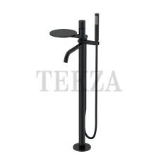 Boheme Stick Смеситель для ванны напольный, комплект Stick 129-BB.4 Black SPIRALE