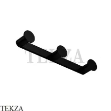 Colombo Mini Крючок для халата и полотенец тройной CD117.NM, черный матовый