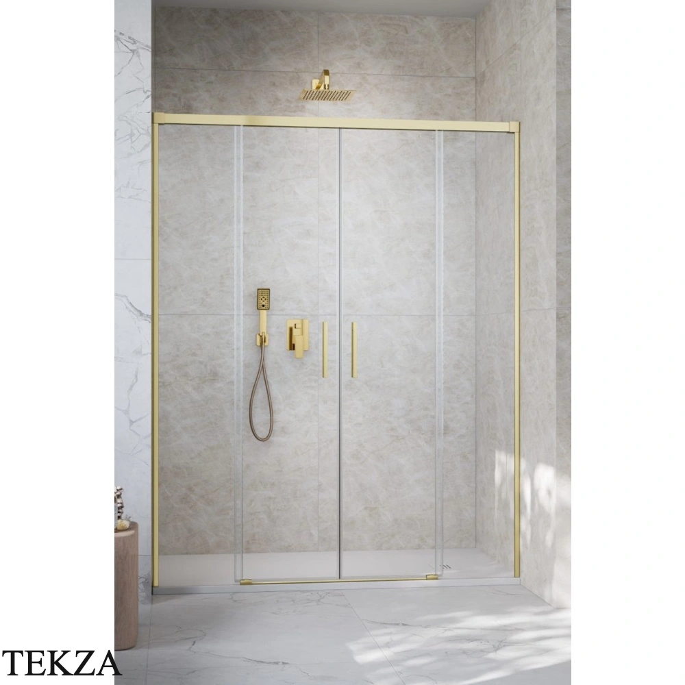 Radaway Idea 8 DWD Душевая дверь 47 см, 10380470-99-01, брашированное золото