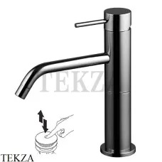 FIMA Carlo Frattini Spillo UP Смеситель для раковины высокий, с гарнитуром F3031LCN, Black chrome