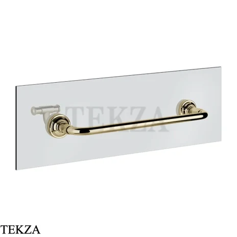 Gessi VENTI20 Полотенцедержатель для крепления на стекло, 30 см 65511-710, Brass PVD