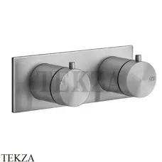 Gessi 316 SHOWER Термостат для душа на 1 выход, внешняя часть 54032-239, Steel Brushed