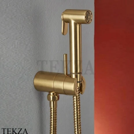 Nicolazzi Doccia Гигиенический душ Tondo со смесителем 5523TOS, Brushed brass
