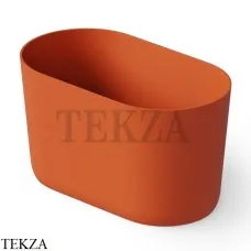 Dea Design Single Ванна отдельностоящая сидячая 135x75 Solid Surface DD8673 1350 7, Orange №7