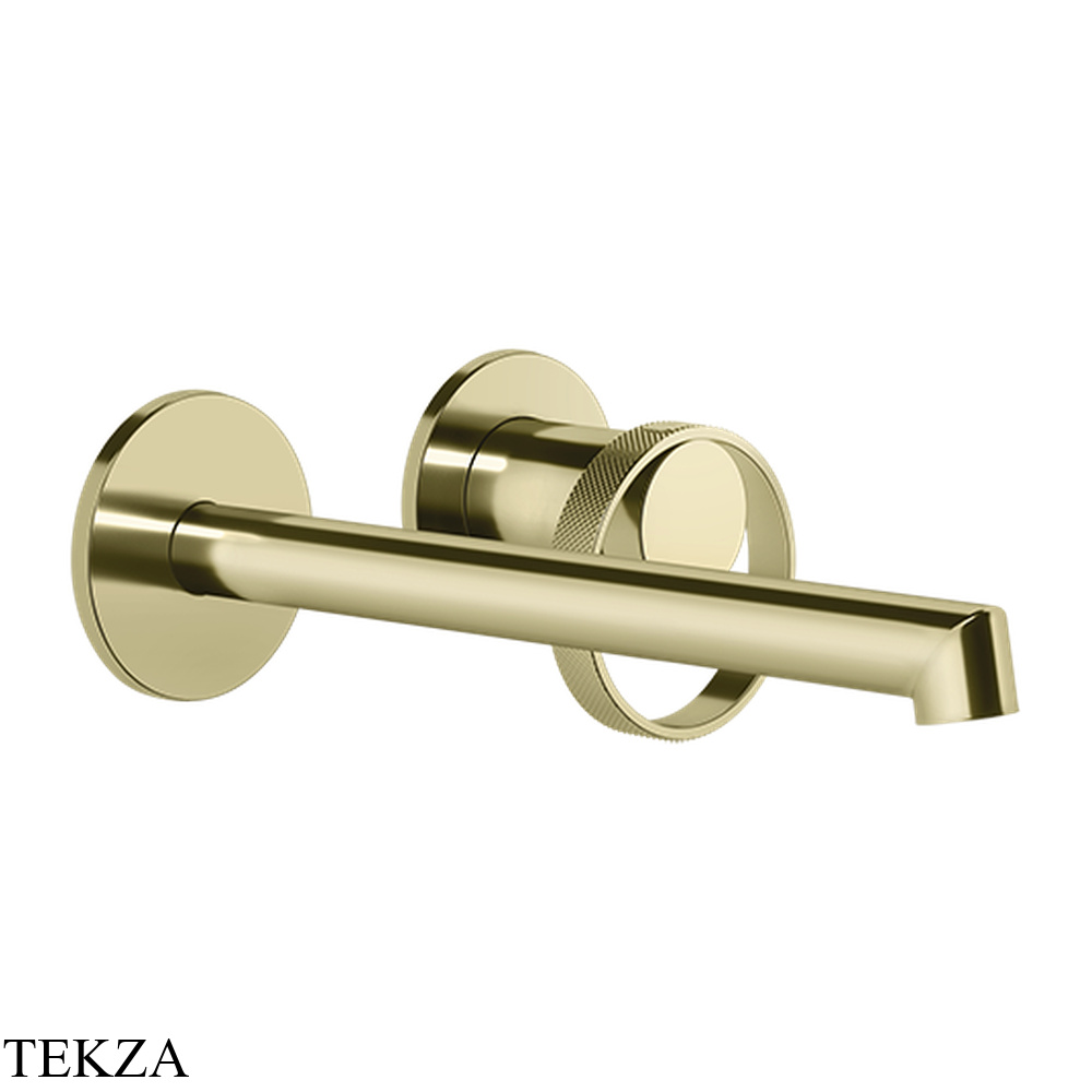 Gessi ANELLO Смеситель для раковины, с длинным изливом, внешняя часть 63383-710, Brass PVD