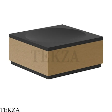 Gessi Jacqueline Мыльница настольная квадратная 77525-791, бронза Deep
