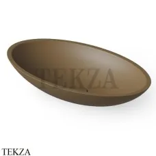 Dea Design Washbasins Раковина настольная овальная Solid Surface DD9006 600 1, Dark Camel №1