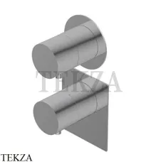 Ritmonio Diametro35 S Термостат для душа 2-3 потока, внешняя часть PR47HG202 IX, Brushed steel