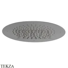 Newform Душевая лейка круглая стальная с дождевой струей 682.50.050, Stainless Steel