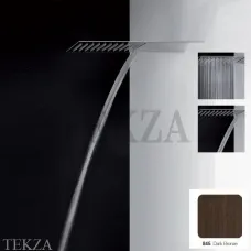 Gessi Private Wellness TREMILLIMETRI Верхний душ, 2 функции 33063#845, Dark Bronze