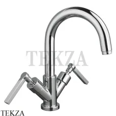 Nicolazzi MAC KINLEY 05 Смеситель для раковины, с донным клапаном, 2236CR29, хром глянец