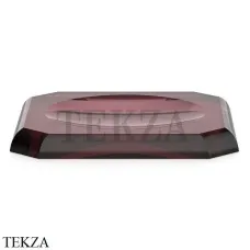 Decor Walther Kristall KS Лоток для расчесок настольный хрусталь 0924097, Rich Burgundy