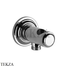 Gessi VENTI20 Держатель для душевой лейки с выводом воды 65161-031, хром глянец