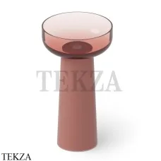 Dea Design Pedestal Basin Раковина напольная круглая Glasstech DD2027 480 R5, Pomegranate R5