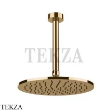 Gessi ANELLO Верхняя лейка с потолочным кронштейном 63352-735, Warm Bronze