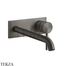 Gessi 316 CESELLO Смеситель для раковины длинный, внешняя часть 54490-707, Black Metal Brushed