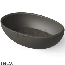 Dea Design Washbasins Раковина настольная овальная Solid Surface DD9077 600 5, Graphite №5