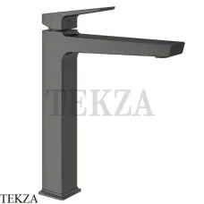 Aqueduto CLARO Смеситель для раковины L, без донного клапана CLA0345, Оружейная сталь