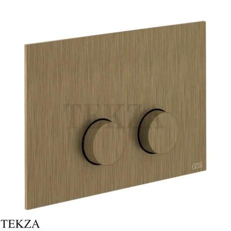 Gessi ANELLO Клавиша смыва для инсталляции Geberit omega 12 54627-713, Antique Brass