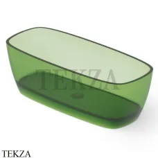 Dea Design Soul Ванна отдельностоящая скругленная 170x72 Glasstech DD8632 1700 R3, Emerald R3