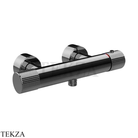Gessi Habito CESELLO Смеситель термостатический для душа 70433-706, Black Metal PVD