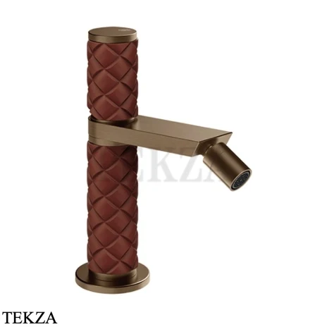 Gessi Pelle Tresse Смеситель для биде, без гарнитура, 78268-447, Red Cherry/ Coffee Bronze Br. PVD