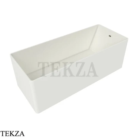Flaminia Wash ванна отдельностоящая из Pietraluce 170×70×58 см, белый Latte матовый