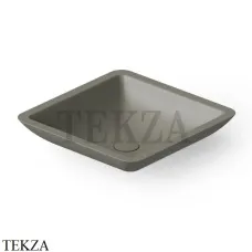 Dea Design Washbasins Раковина настольная квадратная Solid Surface DD9003 425 4, Light Grey №4