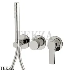 FIMA Carlo Frattini MAST Смеситель для душа, с гарнитуром, F3149WX8SN, Brushed nickel