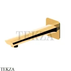 Newform Delta Zero Излив для ванны настенный 72288.61.020, PVD Glossy Gold