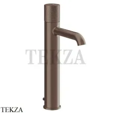 Gessi Habito CESELLO Смеситель для раковины высокий, с донным клапаном 70403-845, Dark Bronze