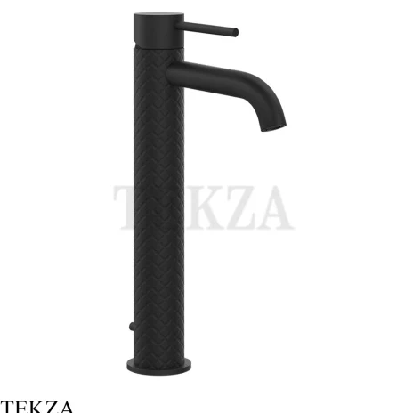 Gessi 316 INTRECCIO Смеситель для раковины высокий, с донным клапаном 54104-299, Black XL