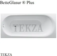 BETTE BetteComodo Ванна прямоугольная, сталь 1253-000 PLUS, система антишум, BetteGlasur ® Plus, белый глянец BETTE BetteComodo Ванна прямоугольная, сталь 1253-000 PLUS, система антишум, BetteGlasur ® Plus, белый глянец