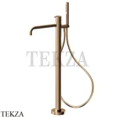 FIMA Carlo Frattini SNAP Смеситель для ванны напольный, внешняя часть F3114/6NZL, Amber Bronza