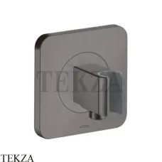 Axor Citterio E Держатель с выводом воды для ручного душа 36724340, Brushed Black Chrome