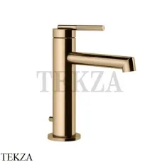 Gessi INGRANAGGIO Смеситель для раковины, с донным клапаном 63501-735, Warm Bronze PVD