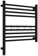 Сунержа Богема 3.1 Полотенцесушитель электрический, прямая 500х500 МЭМ левый 31-6004-5050, Матовый чёрный