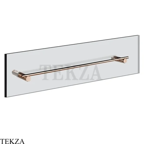 Gessi Incastri Полотенцедержатель для крепления на стекло, 60 см 75515-030, медь глянец
