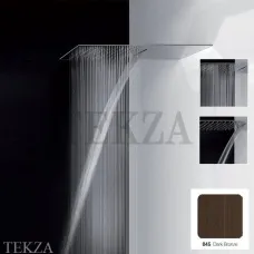 Gessi Private Wellness TREMILLIMETRI Верхний душ, 2 функции 33083#845, Dark Bronze