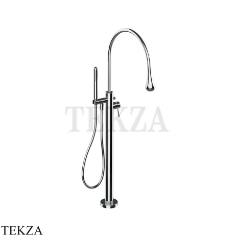 Gessi Goccia Смеситель для ванны напольный, внешняя часть 33029-031, хром глянец