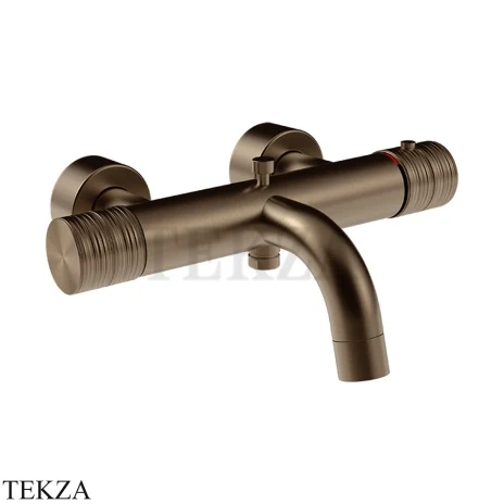 Gessi Habito TRAME Термостатический смеситель для ванны с изливом 70313-761, Coffee Bronze Br. PVD