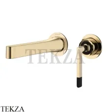 Boheme Duo Смеситель для раковины однорычажный, комплект 165-G, Золото глянец