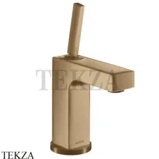 Axor Citterio Смеситель для раковины 110, с донным клапаном 39010140, Brushed Bronze