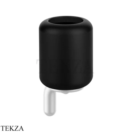 Gessi Goccia Стакан настенный, черная керамика 38008-279, Matte White