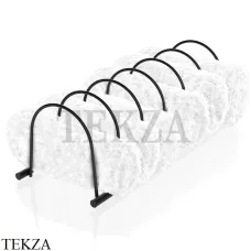 Decor Walther BASIC DW 221 Держатель для гостевых полотенец 0846860, черный матовый