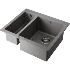 Omoikiri Bosen 59-2A Кухонная мойка Artceramic две чаши 4993822 leningrad grey