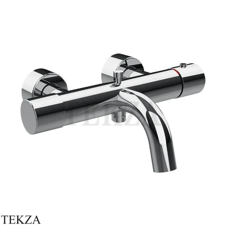 Gessi Habito UNITO Термостатический смеситель для ванны с изливом 70013-031, хром глянец