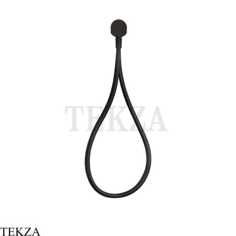 Gessi HI-FI Душевой комплект с магнитной лейкой, шланг из Darkflex 63199-187, Aged Bronze