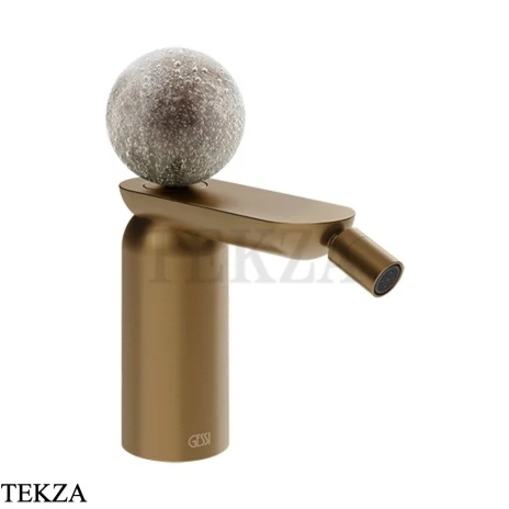 Gessi Perle Смеситель для биде с донным клапаном 74667-791, бронза Deep